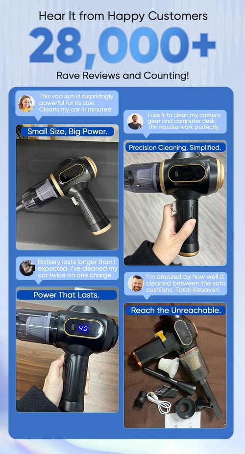 FlexiVac Pro – Tiefenreinigungs-Autostaubsauger