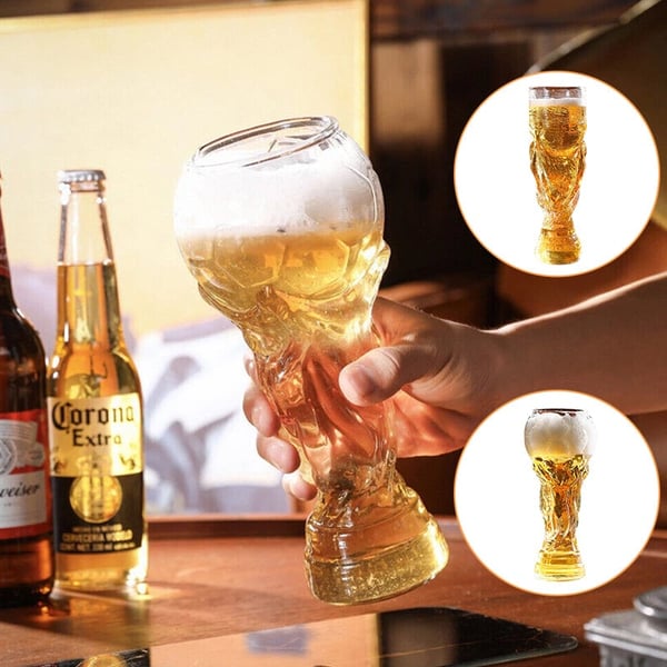 TrophySip – Vaso de Cerveza Campeón de Fútbol