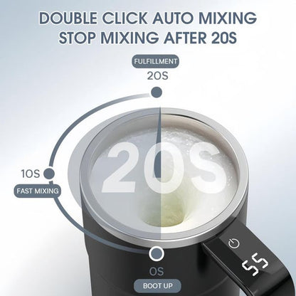 MixBrew Pro – Taza de Café con Agitador Automático