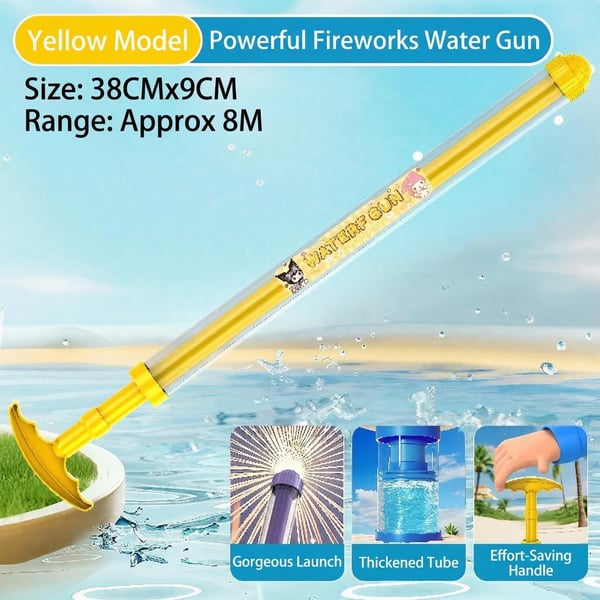 AquaBlast – Feuerwerk-inspiriertes Wassersprühspielzeug