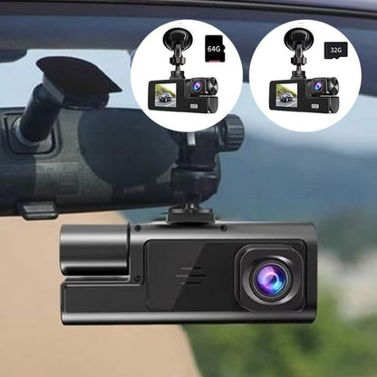 DriveVision | Grabador de salpicadero WiFi de doble lente 1080P