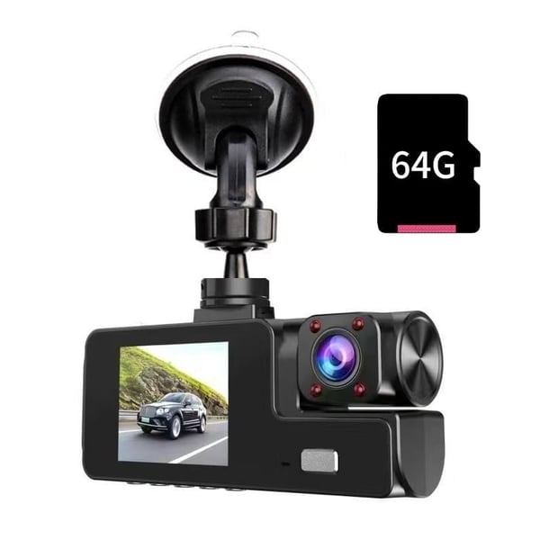 DriveVision | Grabador de salpicadero WiFi de doble lente 1080P