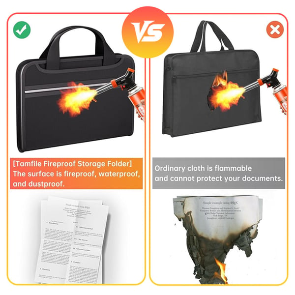 GuardianFolder – Maletín para documentos duradero y resistente al fuego