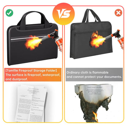 GuardianFolder – Maletín para documentos duradero y resistente al fuego