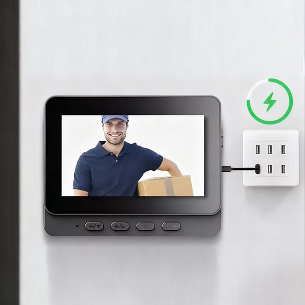 DoorGuard Pro – Intelligente Video-Türsprechanlage mit Türspion