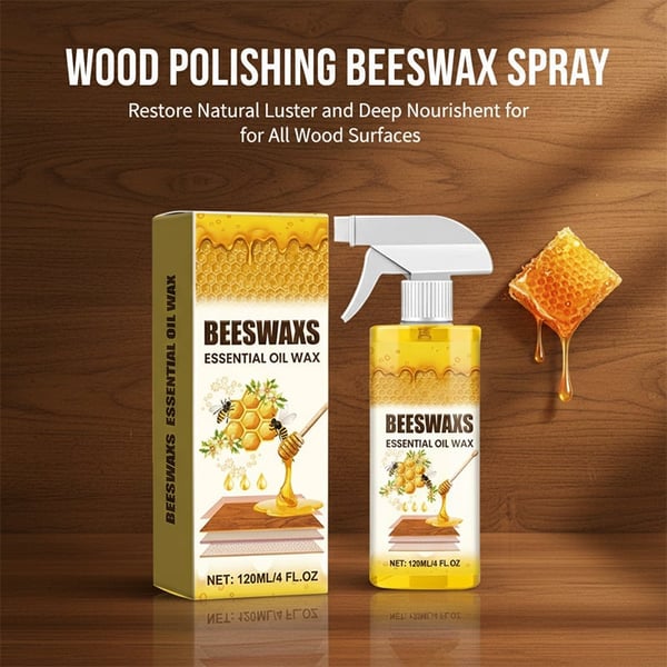 WoodAura – Spray abrillantador natural para suelos de cera de abejas