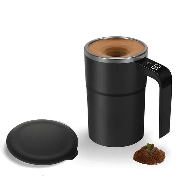 MixBrew Pro – Taza de Café con Agitador Automático