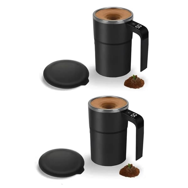 MixBrew Pro – Taza de Café con Agitador Automático