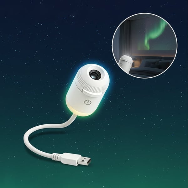 AstroLume | Proyector de estrellas galácticas USB 6 en 1