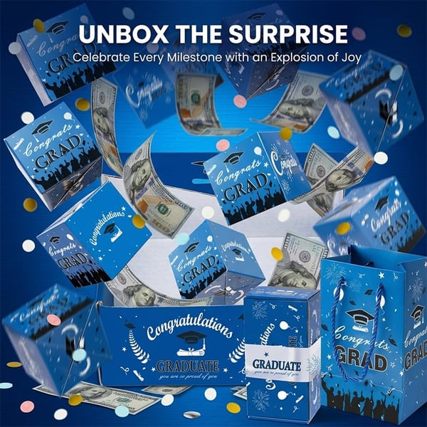 Surprizo – Kit de caja explosiva para graduación