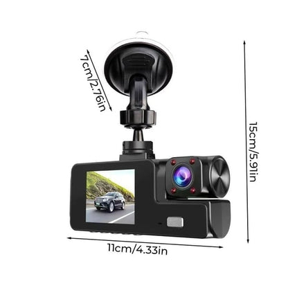 DriveVision | Grabador de salpicadero WiFi de doble lente 1080P
