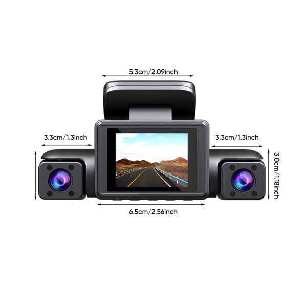 Sistema de cámara de salpicadero de coche DriveScope de 360° con 4 lentes