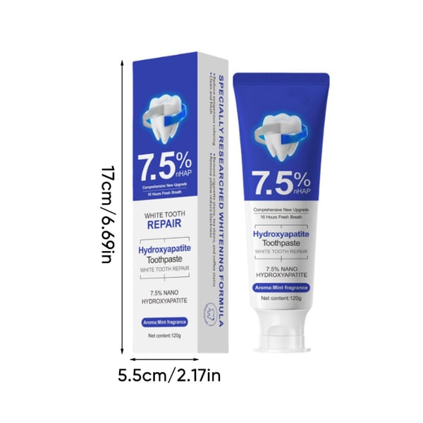 PearlGuard – Pasta dental con 7.5% de nano hidroxiapatita
