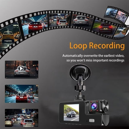 DriveVision | Grabador de salpicadero WiFi de doble lente 1080P