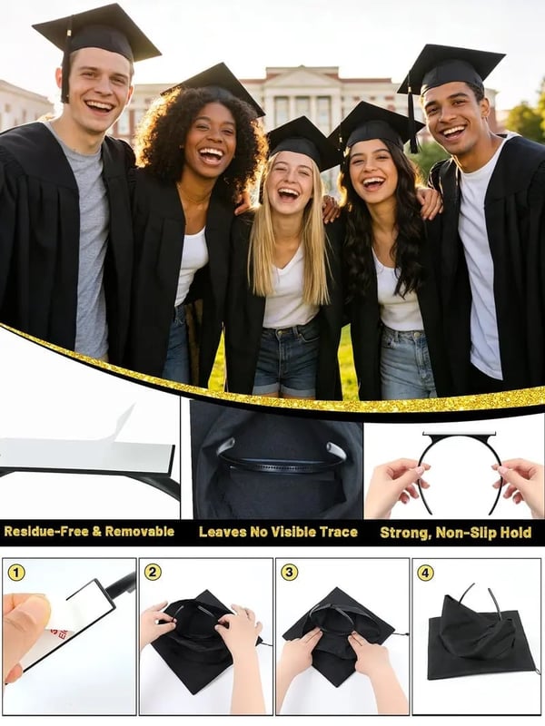 SmartGrad – Inserto de diadema estabilizadora para birrete de graduación