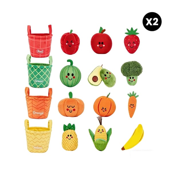 LumeGarden – Comida de juguete para combinar colores y aprendizaje temprano