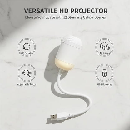 AstroLume | Proyector de estrellas galácticas USB 6 en 1