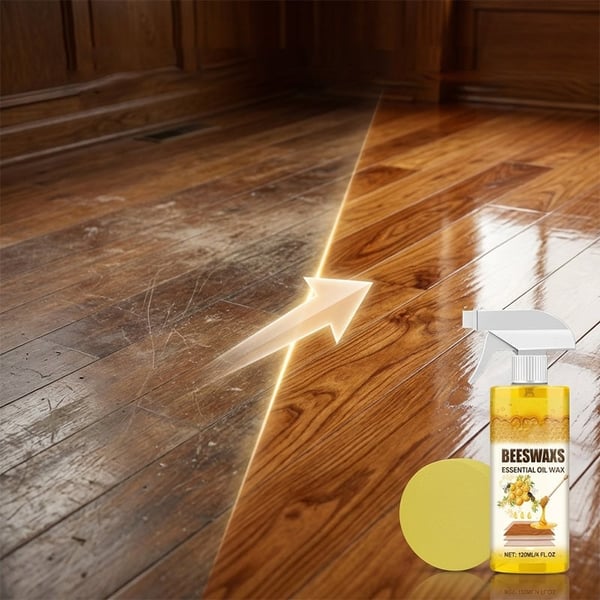 WoodAura – Spray abrillantador natural para suelos de cera de abejas