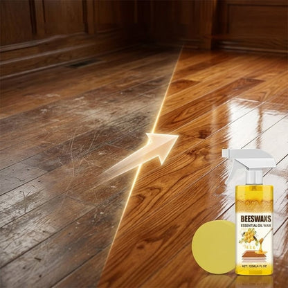 WoodAura – Spray abrillantador natural para suelos de cera de abejas