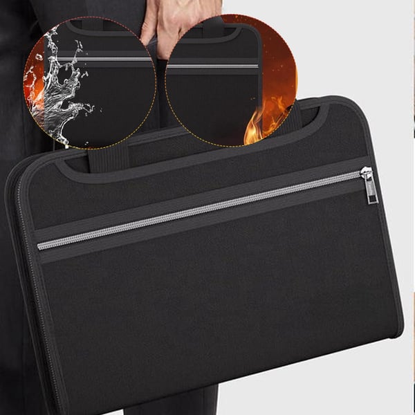 GuardianFolder – Maletín para documentos duradero y resistente al fuego