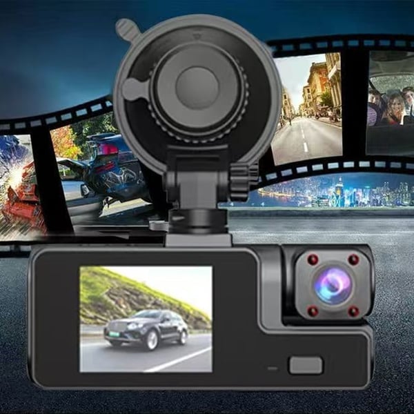 DriveVision | Grabador de salpicadero WiFi de doble lente 1080P