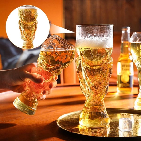 TrophySip – Vaso de Cerveza Campeón de Fútbol