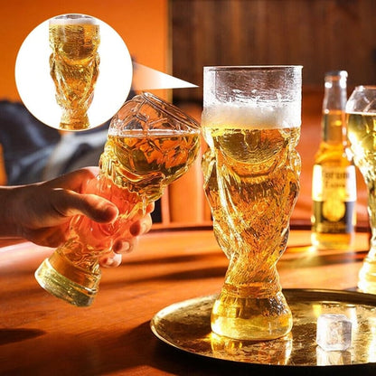 TrophySip – Vaso de Cerveza Campeón de Fútbol