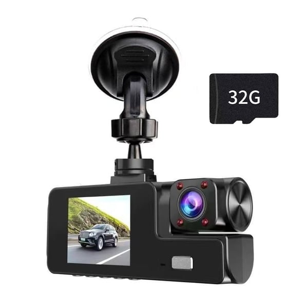 DriveVision | Grabador de salpicadero WiFi de doble lente 1080P