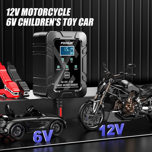 AutoSense – Intelligentes 6V/12V-Ladegerät mit Spannungserkennung