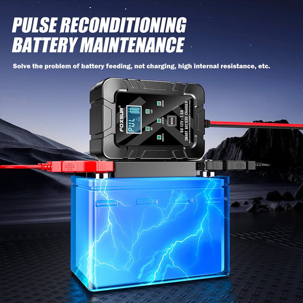 AutoSense – Intelligentes 6V/12V-Ladegerät mit Spannungserkennung