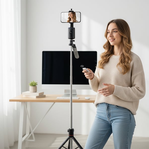 TrackMaster – Gimbal para teléfono con IA totalmente automático