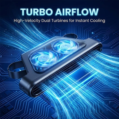 CoolDrive – Sistema de refrigeración doble turbo para coche con ventilador de reposacabezas
