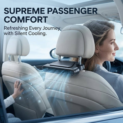 CoolDrive – Sistema de refrigeración doble turbo para coche con ventilador de reposacabezas