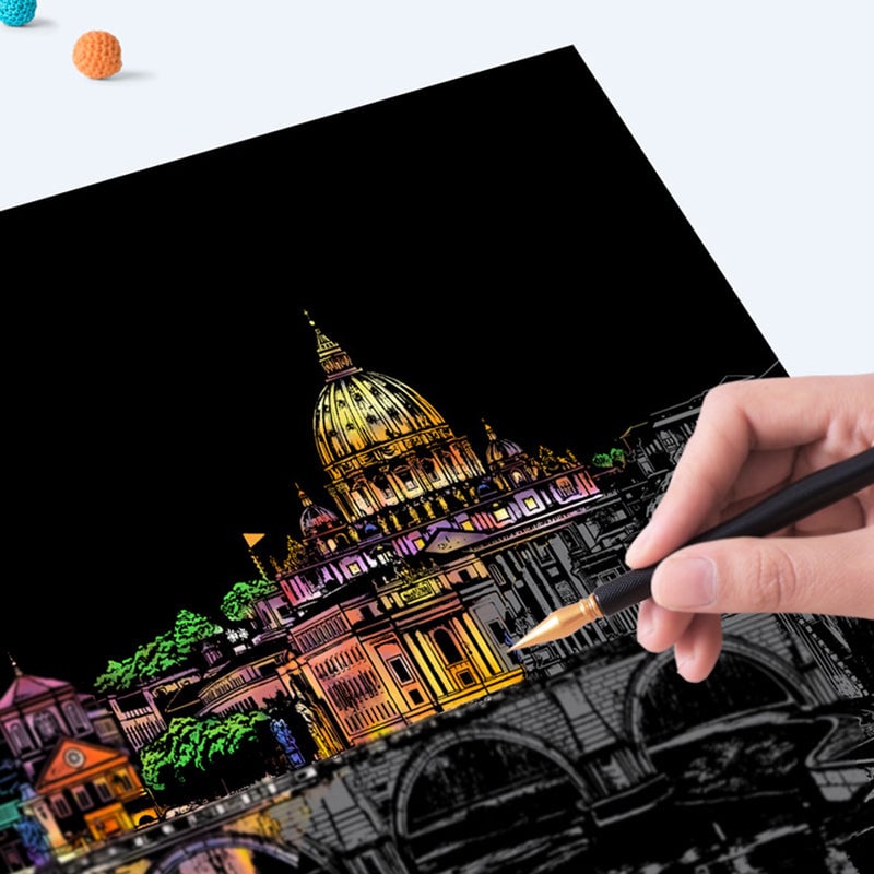 MindCanvas – Colección de Ciudades para Rascar y Relajarse