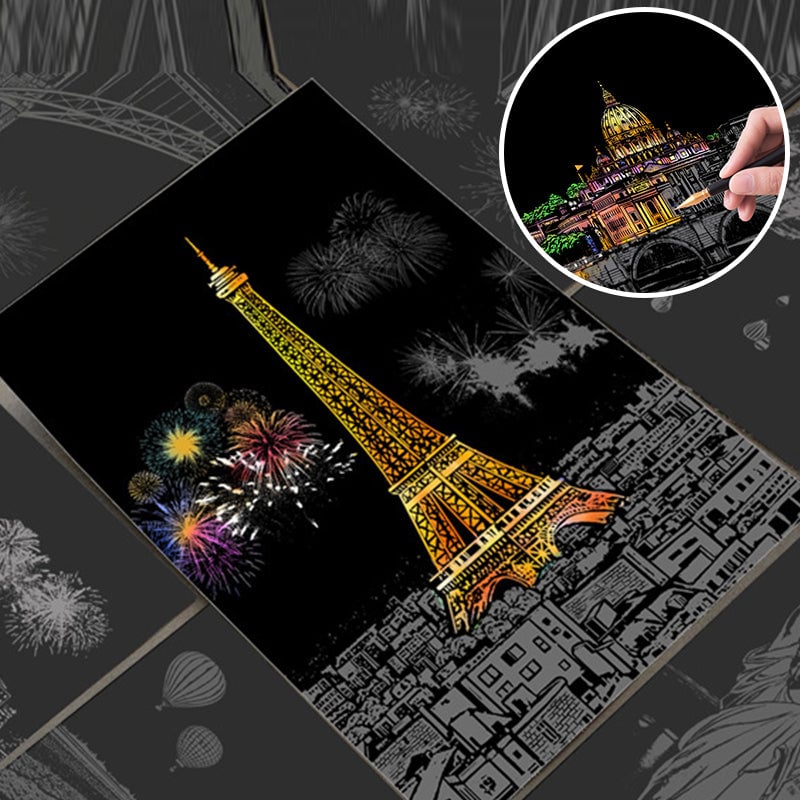 MindCanvas – Colección de Ciudades para Rascar y Relajarse