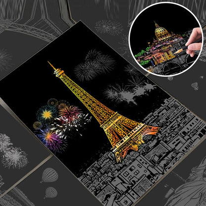 MindCanvas – Colección de Ciudades para Rascar y Relajarse